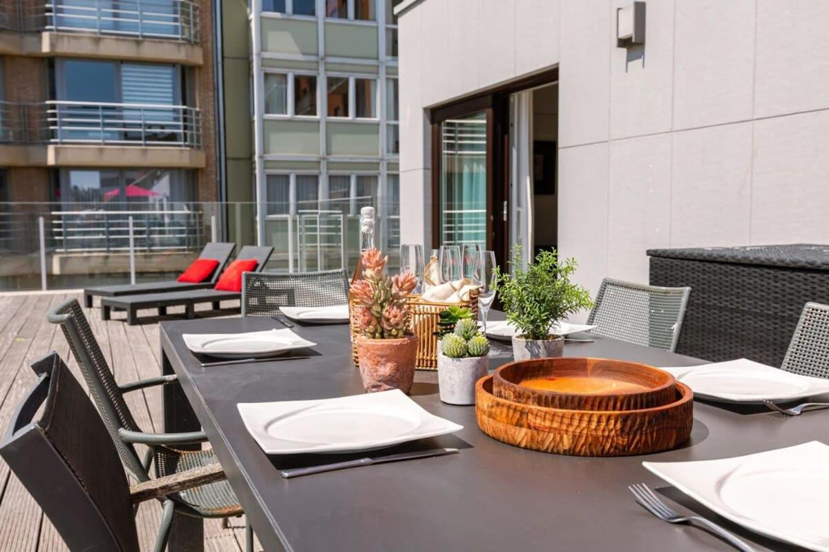 Huswell - Sunny Apartment In Knokke-Heist With Big Terrace מראה חיצוני תמונה