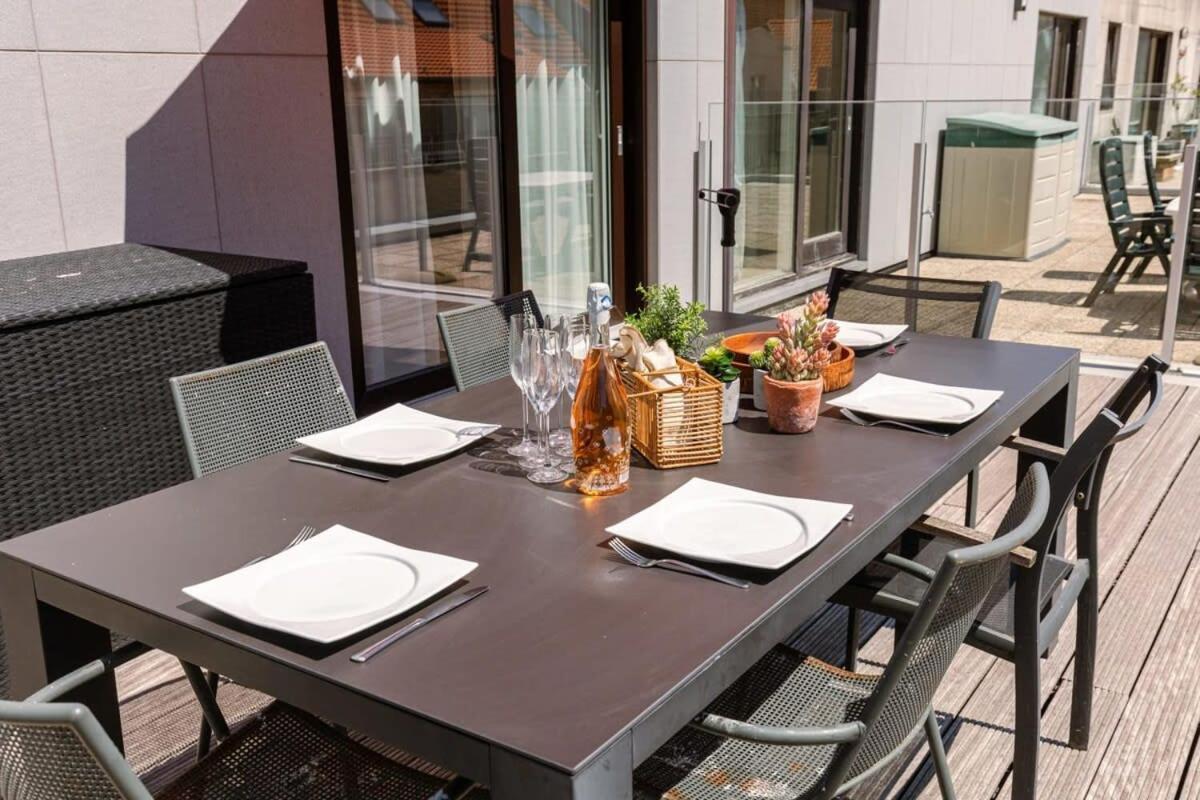 Huswell - Sunny Apartment In Knokke-Heist With Big Terrace מראה חיצוני תמונה